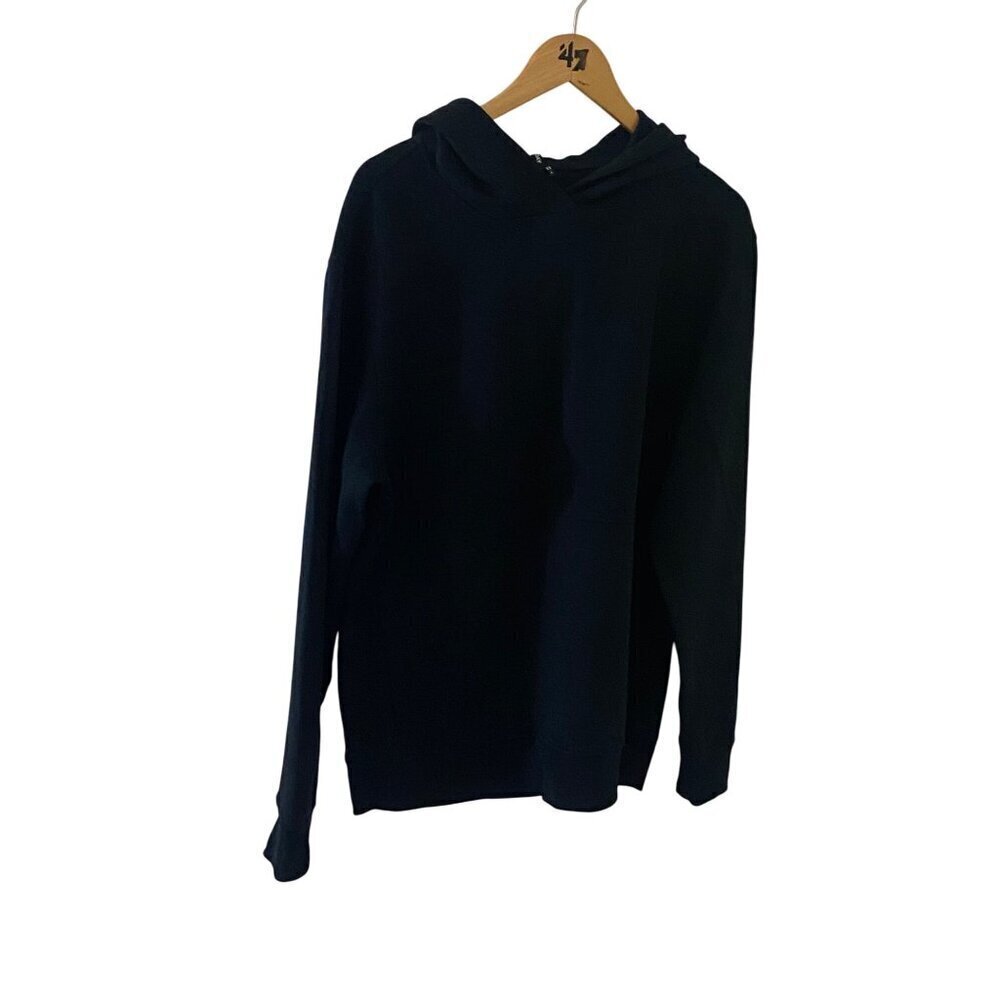 Sun Day Red Mens Classic Black Long Sleeve Hooded Sweater - Large